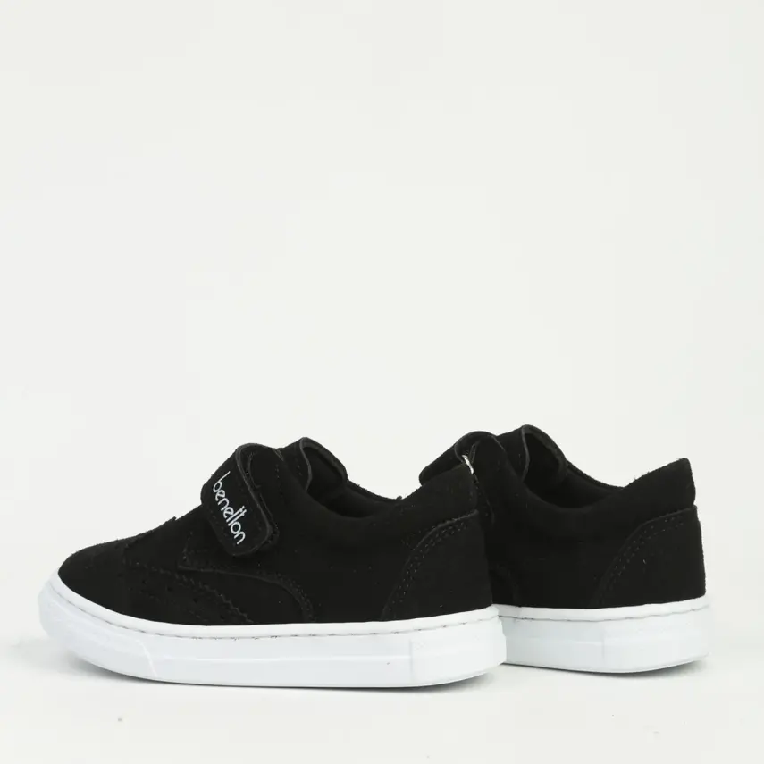 Benetton Ayakkabı Spor Siyah Nubuk - 3