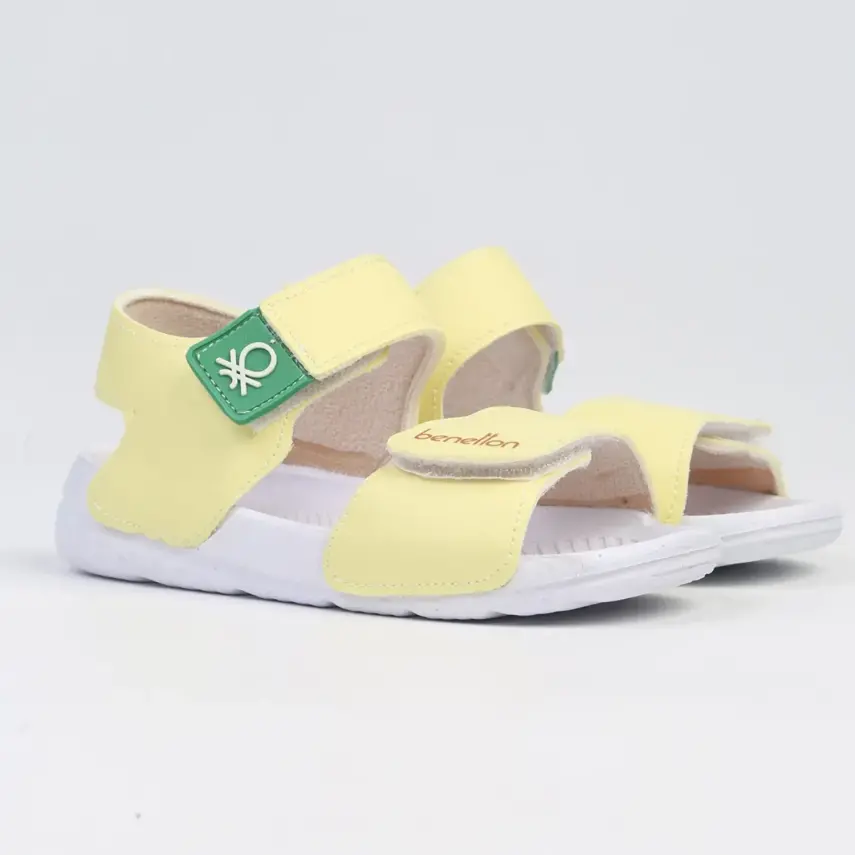 Benetton Bebek Sandalet Sarı - 4