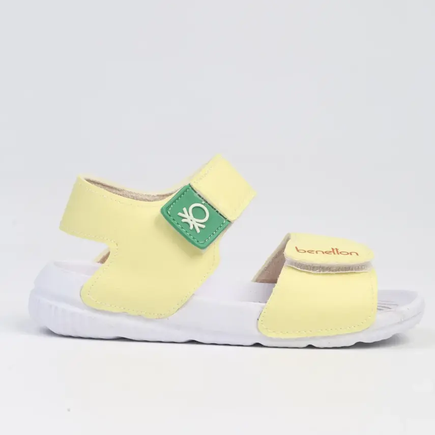 Benetton Bebek Sandalet Sarı - 1