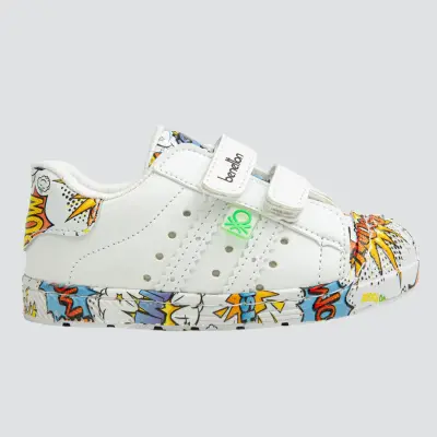 Benetton Bebek Spor Ayakkabı Beyaz - 1