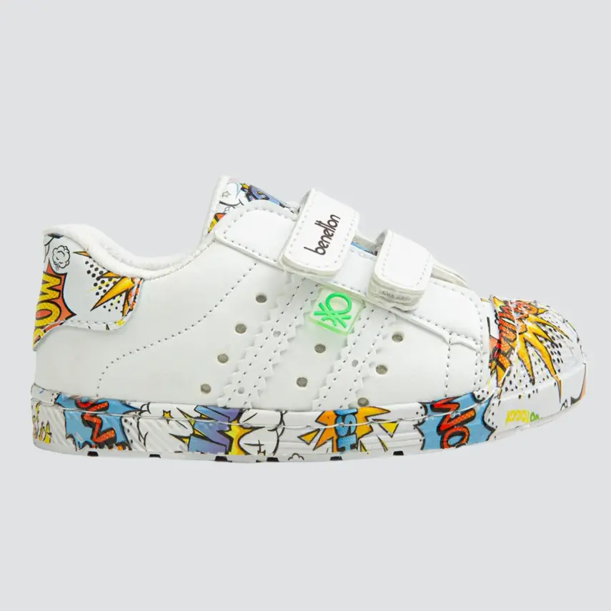 Benetton Bebek Spor Ayakkabı Beyaz - 1