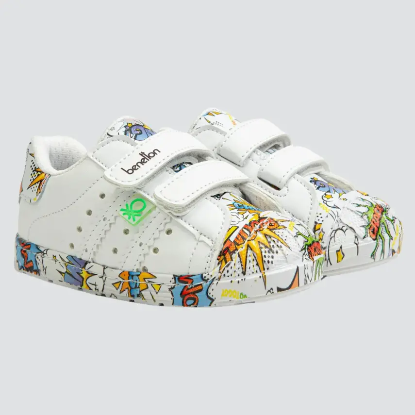 Benetton Bebek Spor Ayakkabı Beyaz - 2