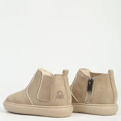 Benetton Bot Bej Süet - 3