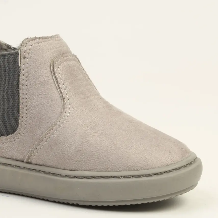 Benetton Bot Gri Süet - 2