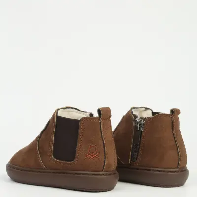 Benetton Bot Kahverengi Klasik Deri - 5