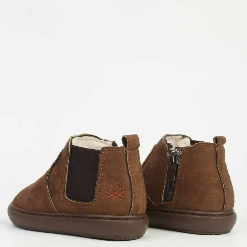 Benetton Bot Kahverengi Klasik Deri - 7