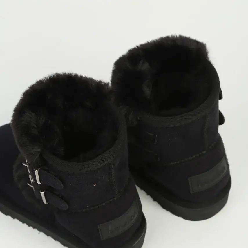 Benetton Bot Siyah Dikiş Detaylı  - 2