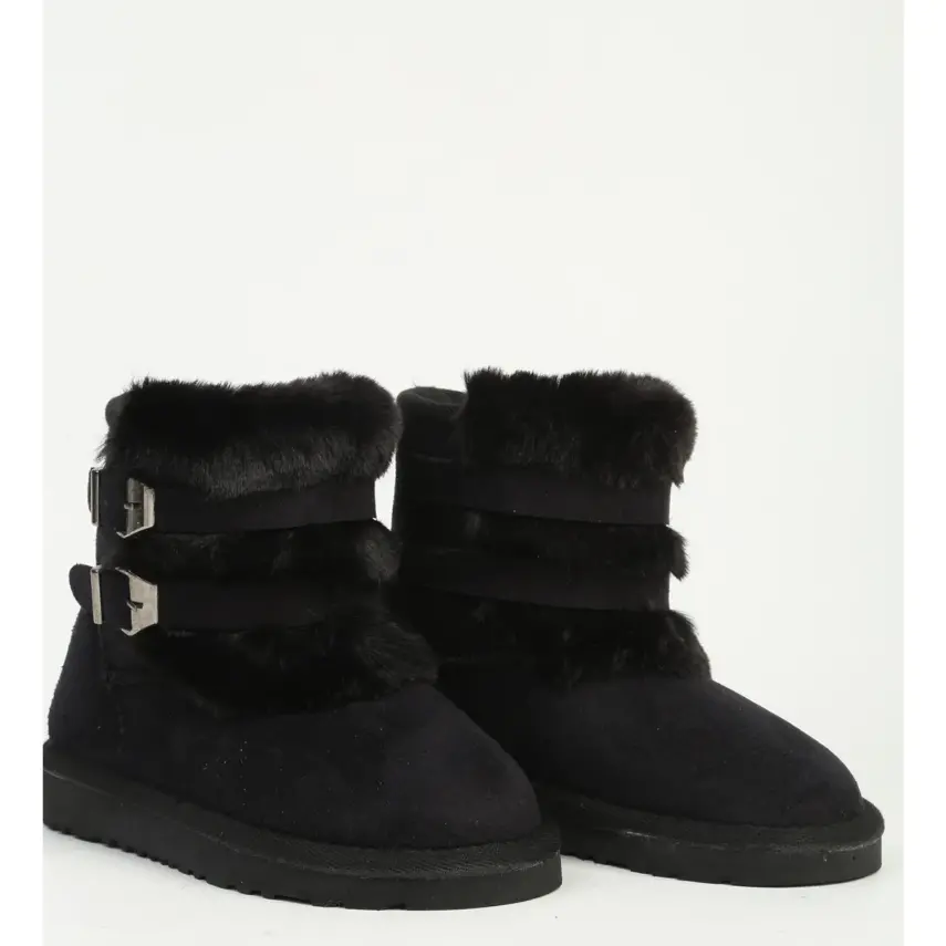 Benetton Bot Siyah Dikiş Detaylı  - 3