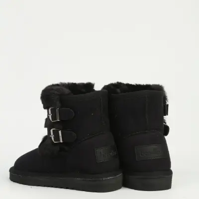 Benetton Bot Siyah Dikiş Detaylı  - 4