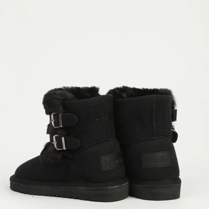 Benetton Bot Siyah Dikiş Detaylı  - 4