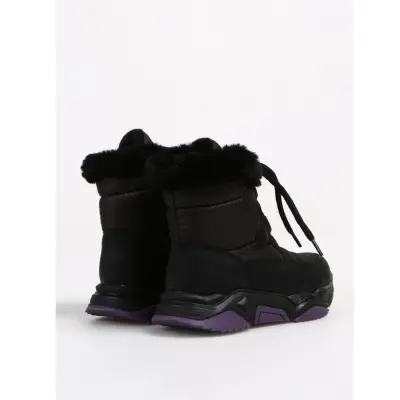 Benetton Bot Siyah - Mor - 3