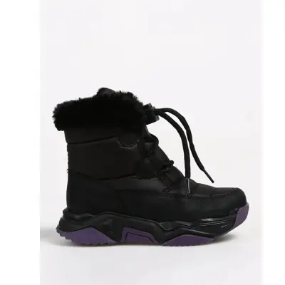 Benetton Bot Siyah - Mor - 2
