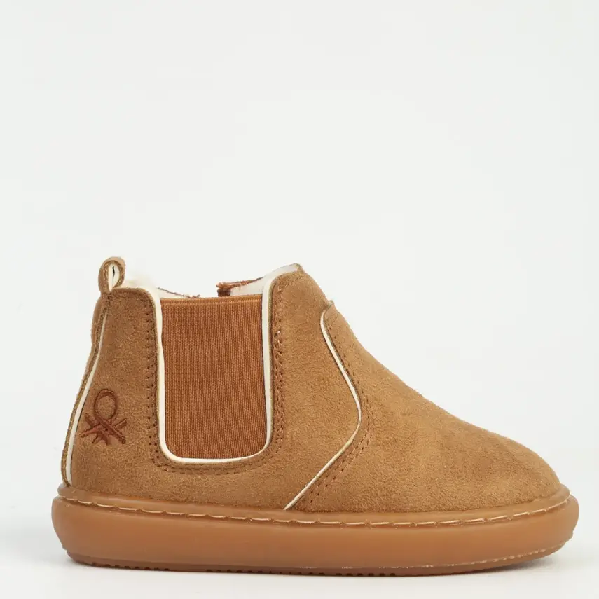 Benetton Bot Taba Yan Fermuarlı - 1