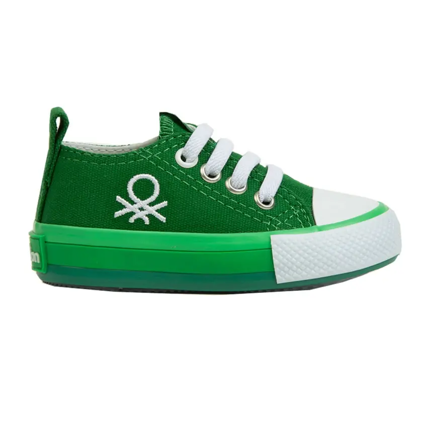Benetton Çocuk Ayakkabısı Spor Keten Yeşil - 15