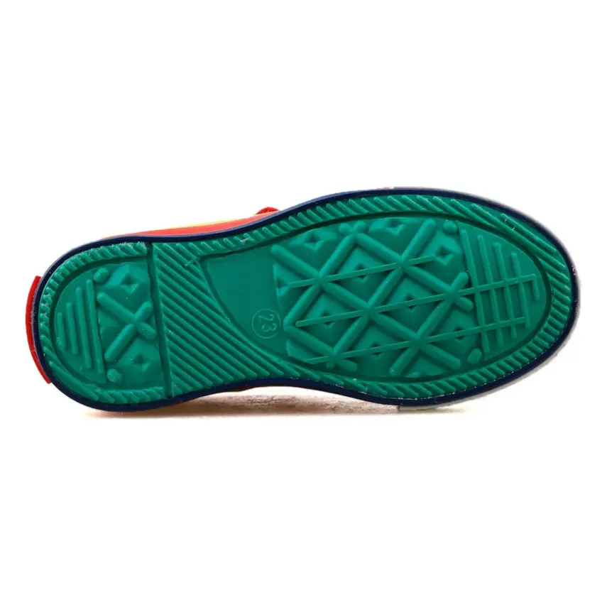 Benetton Çocuk Ayakkabısı Spor Kırmızı - 4