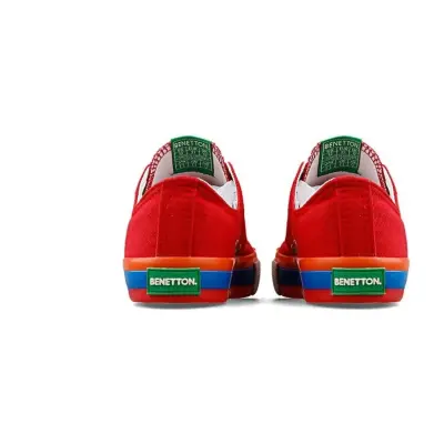 Benetton Çocuk Ayakkabısı Spor Kırmızı - 4