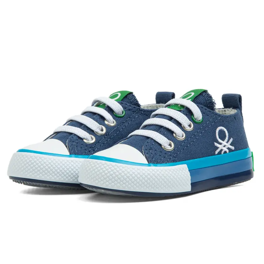 Benetton Çocuk Ayakkabısı Spor Koyu Lacivert - 1