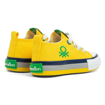 Benetton Çocuk Ayakkabısı Spor Sarı - 4