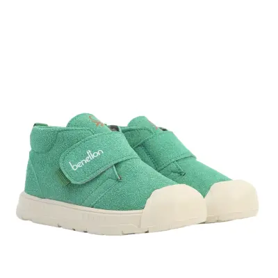 Benetton Çocuk Kışlık Ayakkabı Suni Deri Yeşil - 1