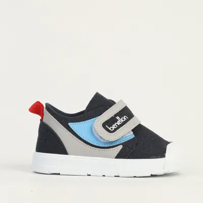Benetton Erkek Bebek Spor Ayakkabı Lacivert - Gri 