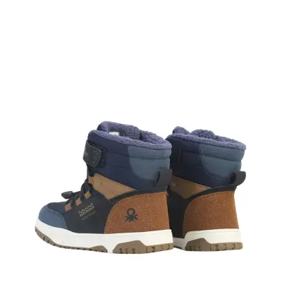 Benetton Erkek Çocuk Bot Suni Deri Lacivert - 3