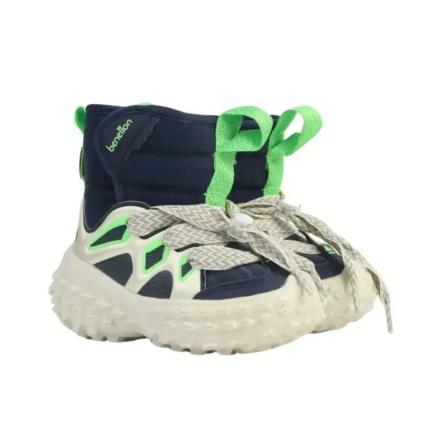 Benetton Erkek Çocuk Bot ve Çizme Lacivert  - 4