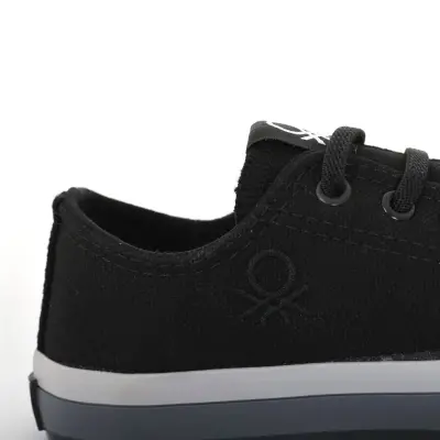 Benetton Kız Ayakkabı Spor Siyah - Beyaz - 4