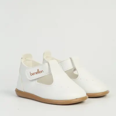 Benetton Kız Bebek Sandalet Beyaz - 2