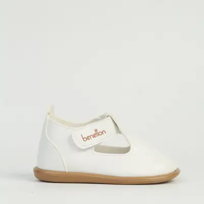 Benetton Kız Bebek Sandalet Beyaz 