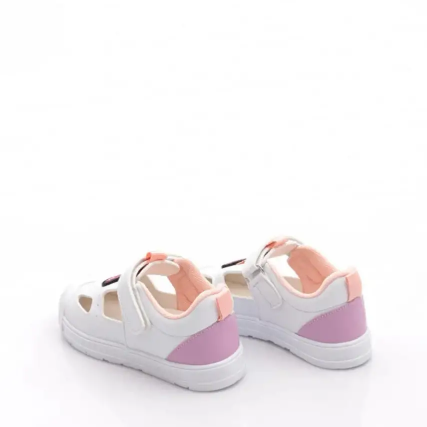 Benetton Sandalet Beyaz - Pudra - 5