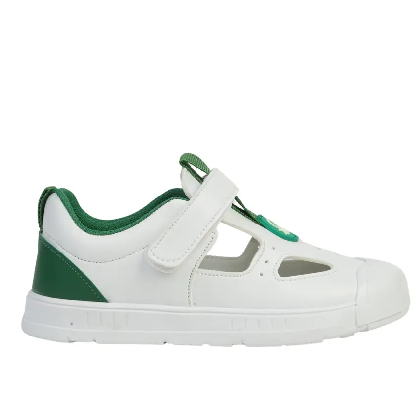 Benetton Sandalet Beyaz - Yeşil - 2