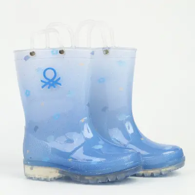 Benetton Su Geçirmez Yağmur Botu Mavi (1)