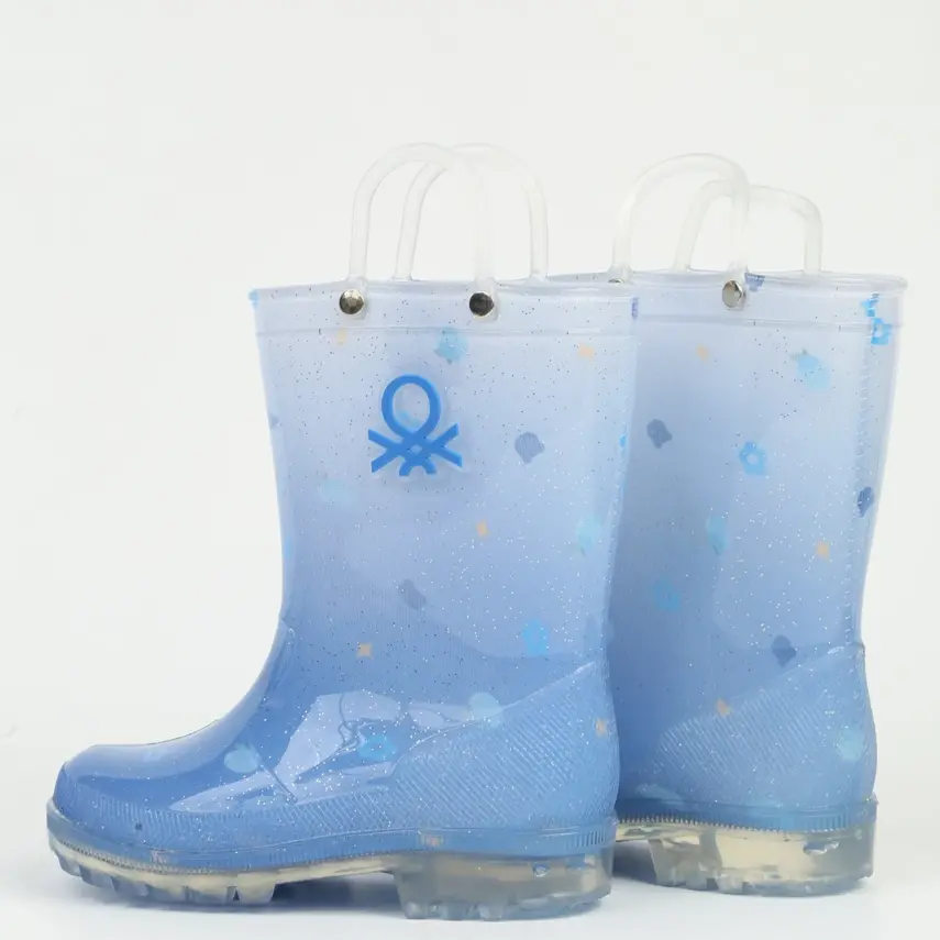 Benetton Su Geçirmez Yağmur Botu Mavi - 3