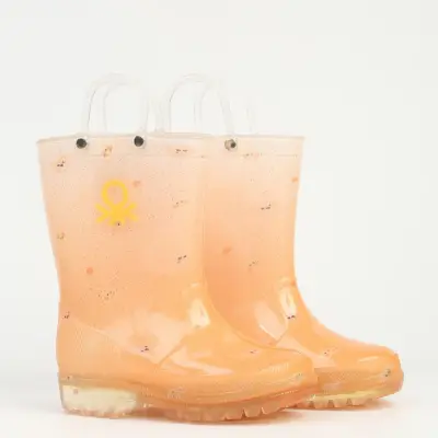 Benetton Su Geçirmez Yağmur Botu Sarı (1)