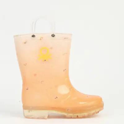 Benetton Su Geçirmez Yağmur Botu Sarı