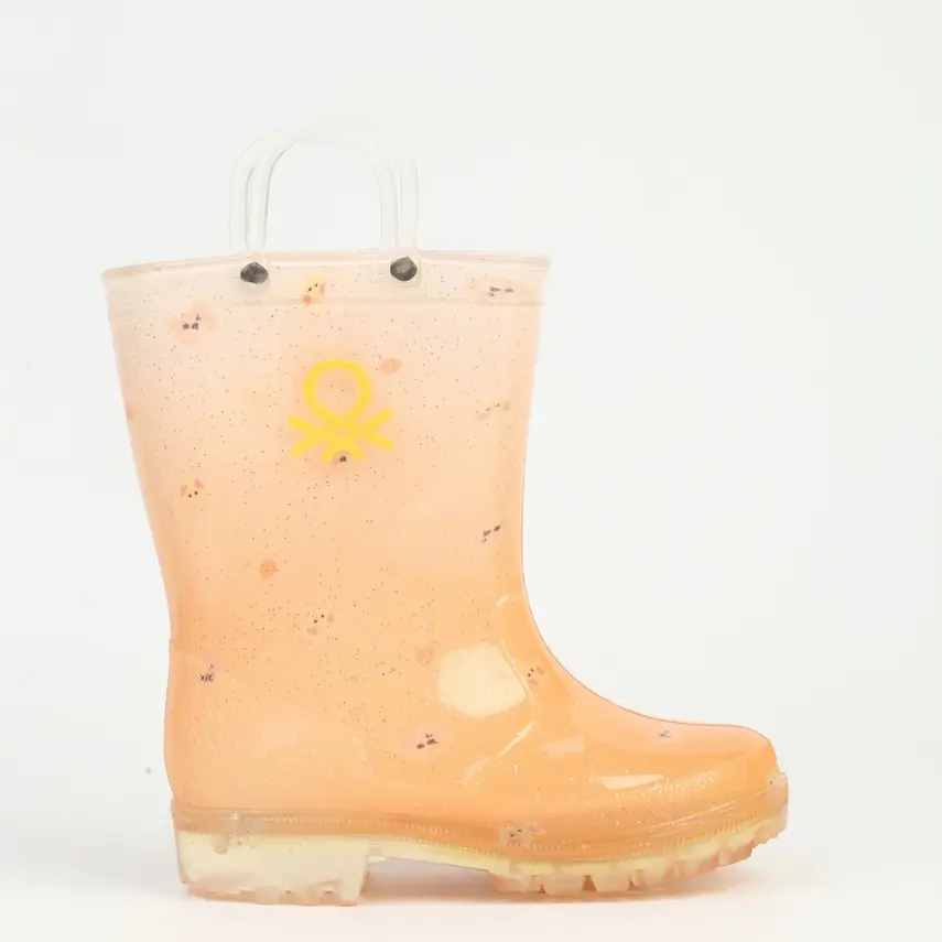 Benetton Su Geçirmez Yağmur Botu Sarı - 4