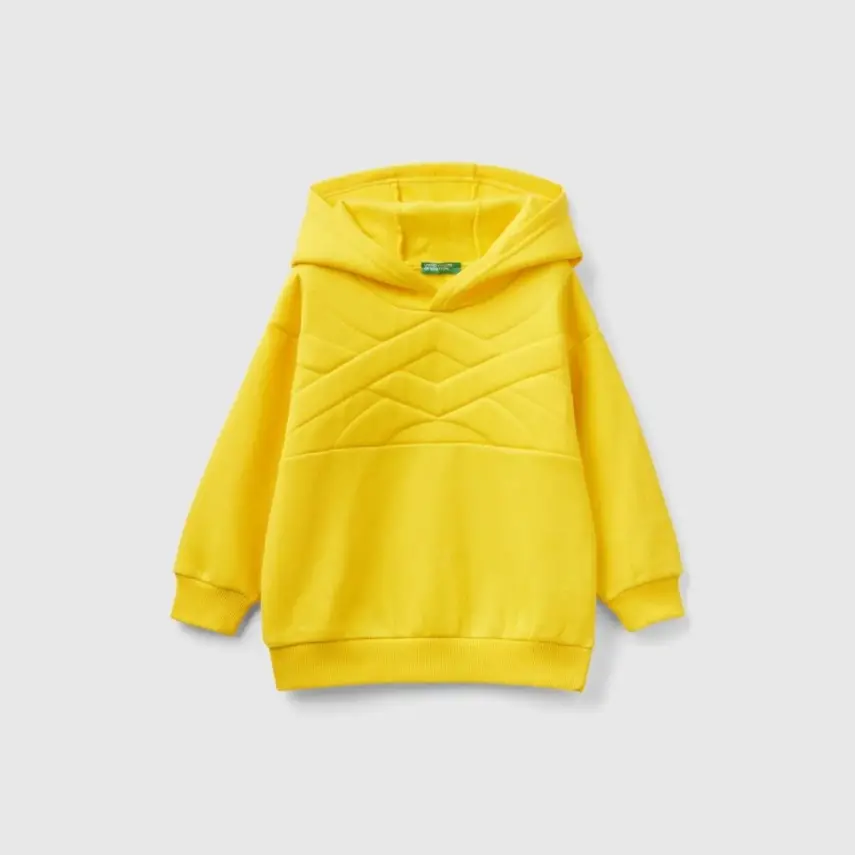 Benetton Sweatshirt Sarı - 1