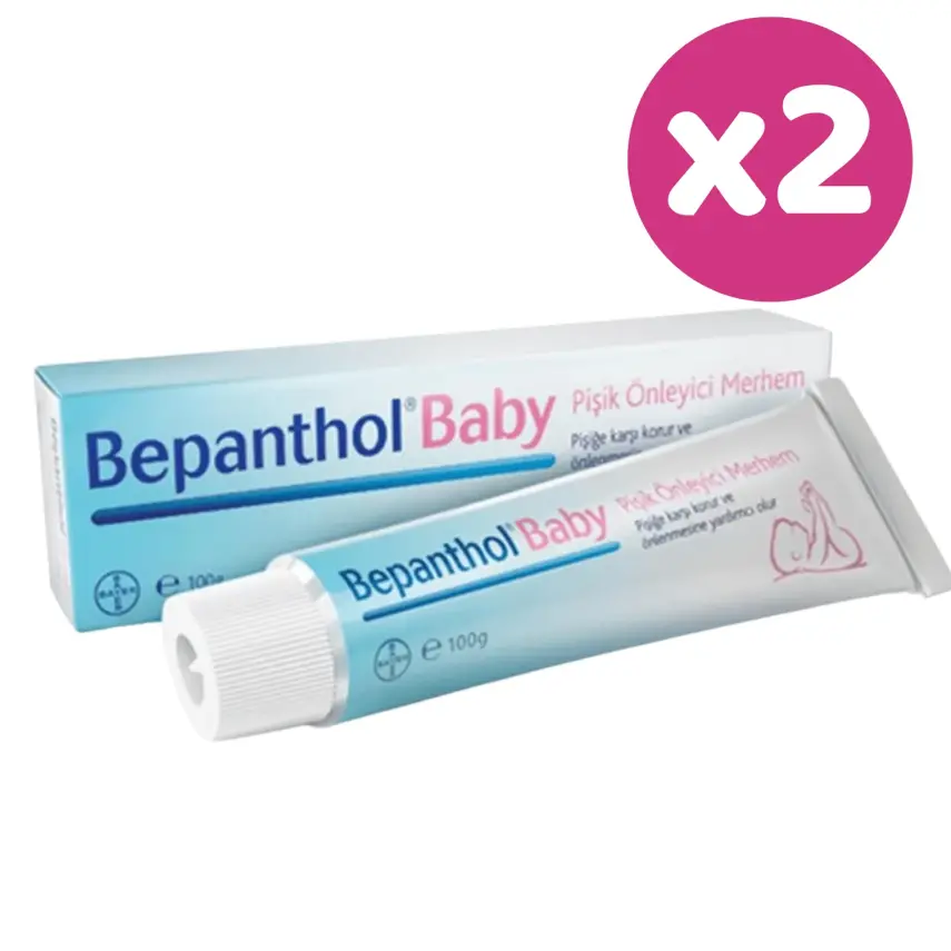 Bepanthol Baby Pişik Önlemeye Yardımcı Merhem 100 gr x 2 Adet - 5