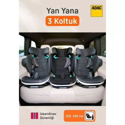 Besafe Izi Flex Fix 2 I-Size Oto Koltuğu 15-36 Kg Anthracite Mesh - 6