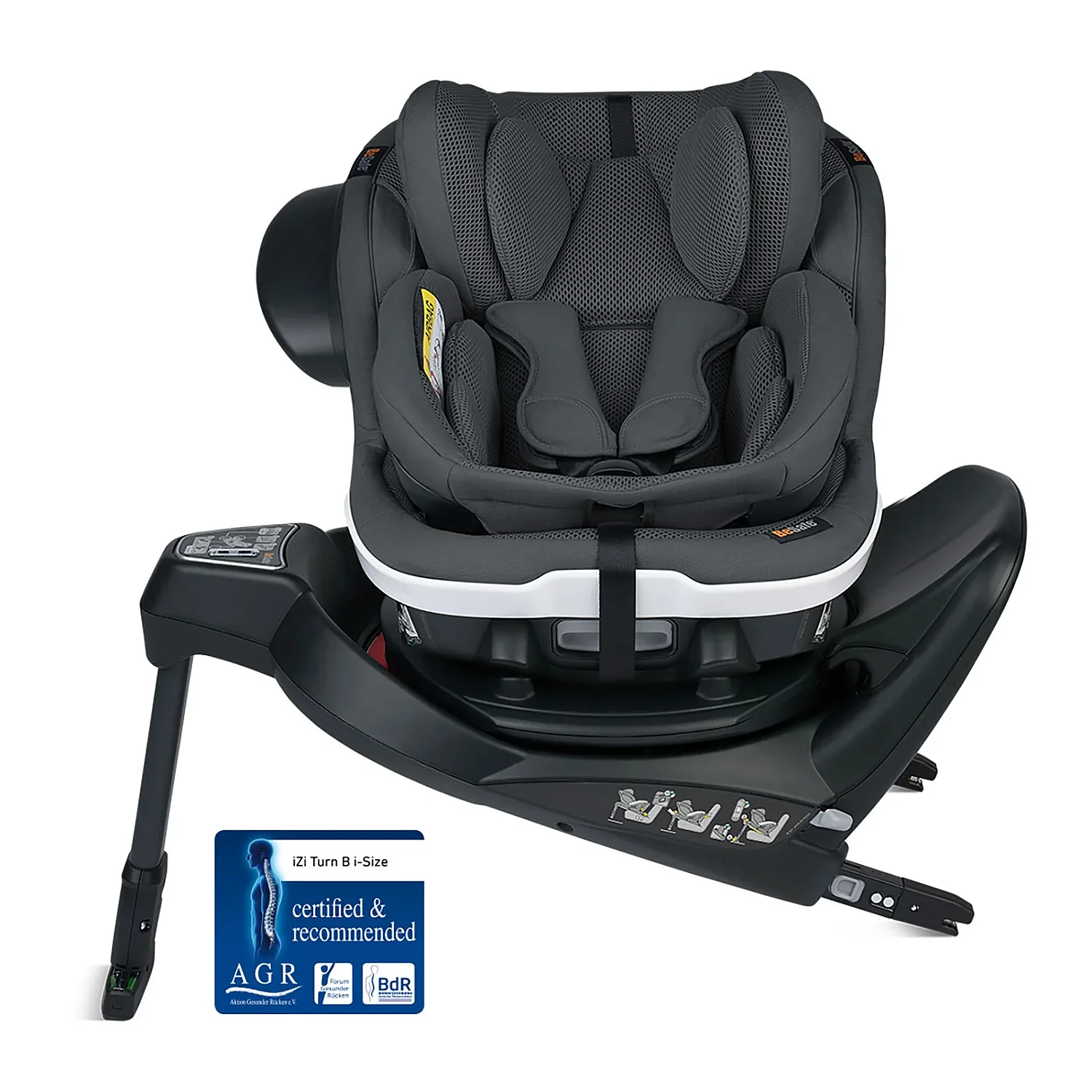 Besafe Izi Turn B I-Size Oto Koltuğu 0-18 Kg Anthracite Mesh