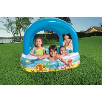 Bestway Gölgelikli Havuz Şişme Zemin 147x147x122 cm - 3