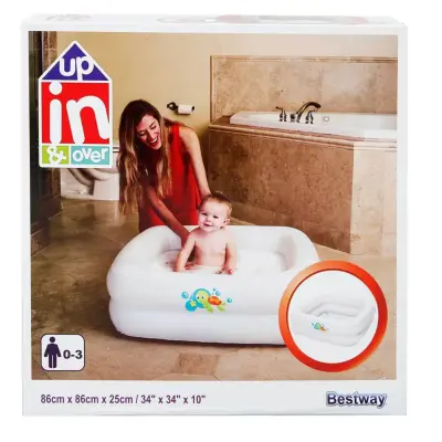 Bestway Havuz Şişme Taban Kare 86x86x25 cm (1)