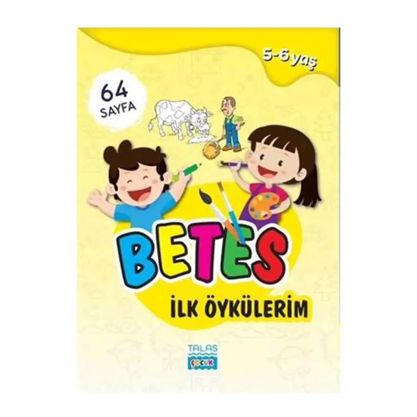 Betes-İlk Öykülerim Boyama 64 Sayfa - 1