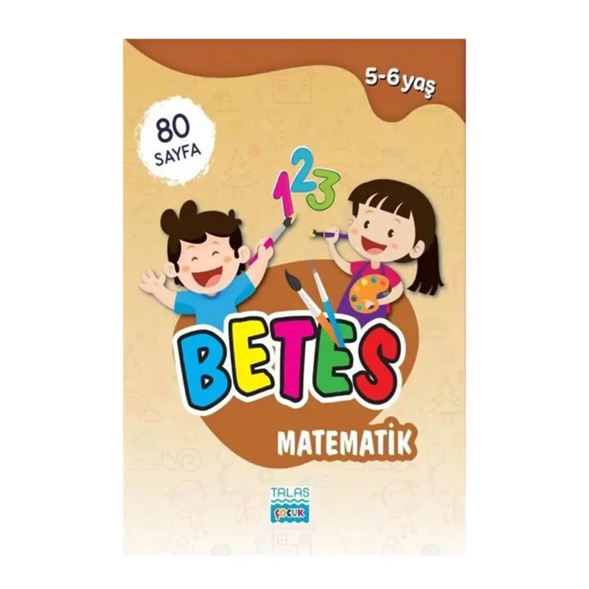 Betes-Matematik Boyama 80 Sayfa - 1