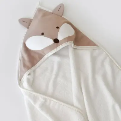 Bibaby Erkek Bornoz Takımı Sweet Fox Ekru - Kahverengi - 7