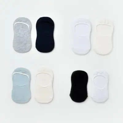 Bibaby Erkek Organik Babet Çorap 2li Basic Mavi - Ekru - 5