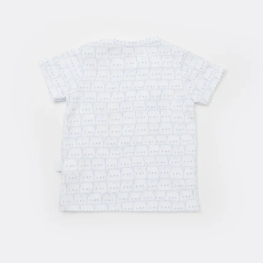 Bibaby Erkek T-Shirt Bimini So Brave Mavi Ayıcıklı - 8