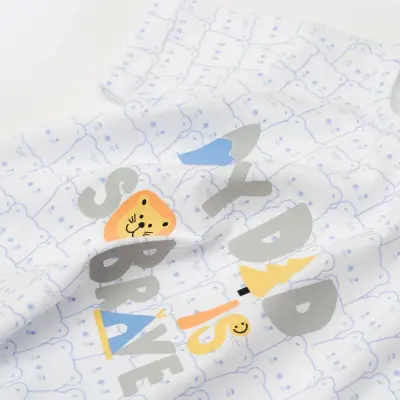 Bibaby Erkek T-Shirt Bimini So Brave Mavi Ayıcıklı - 3