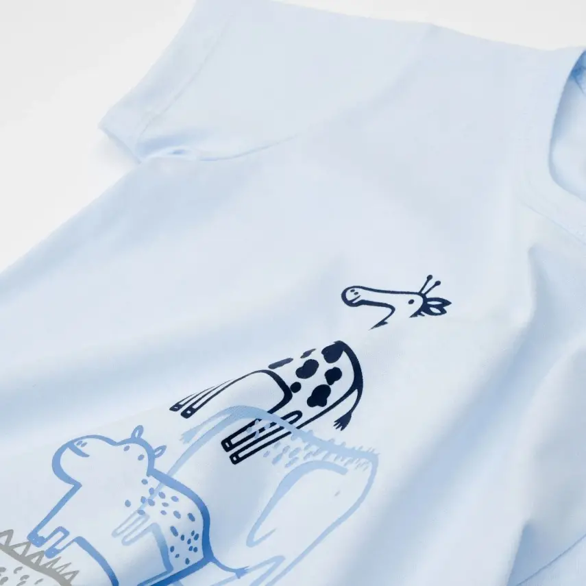 Bibaby Erkek T-Shirt Bimini Sun Safari Mavi - 3