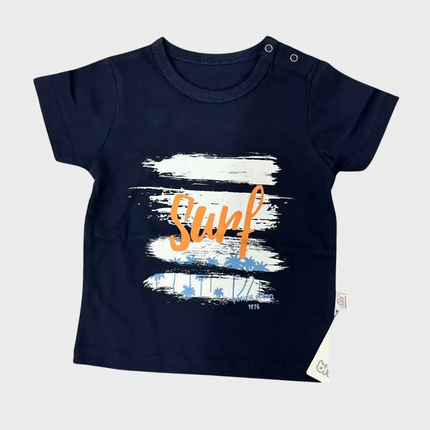 Bibaby Erkek T-Shirt Bimini Surfing Go Lacivert - 1